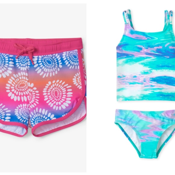 Kids Tankini and swim shorts - Picture 1 of 11